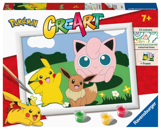 CreArt dla dzieci Malowanie po numerach Pokemon 23571 CreArt