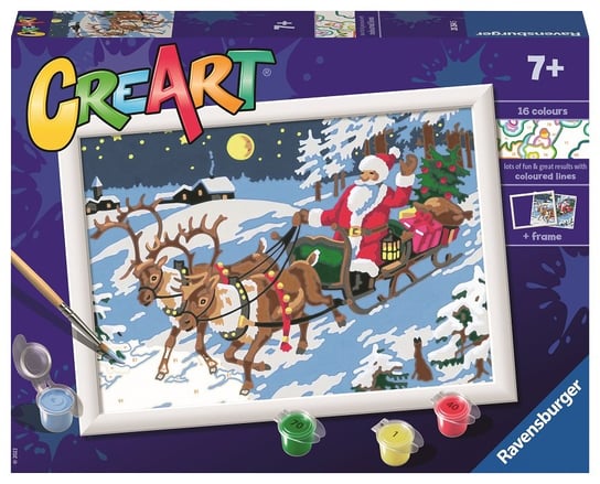 CreArt dla dzieci Malowanie po numerach Święta CreArt