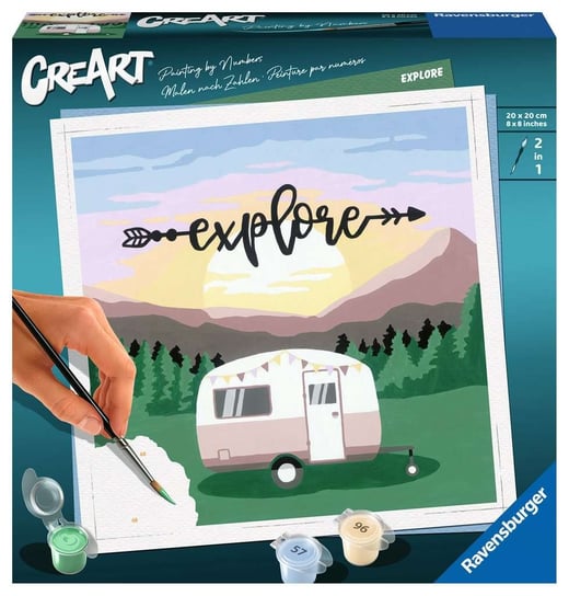 CreArt Malowanie po numerach Explore CreArt