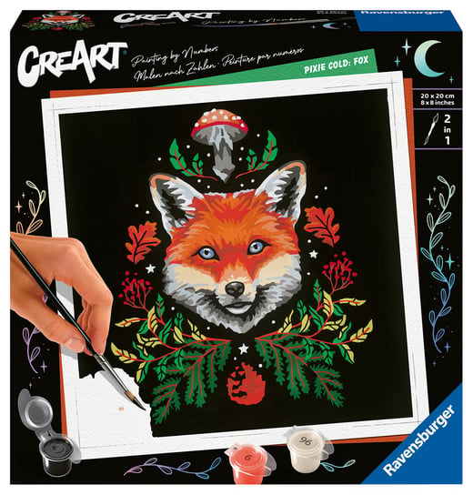 CreArt Malowanie po numerach Pixie Cold Edition - Lis 23511 CreArt