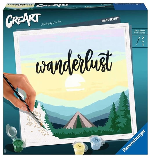 CreArt Malowanie po numerach Z wędrówki CreArt