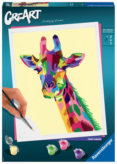 CreArt Malowanie po numerach Żyrafa CreArt
