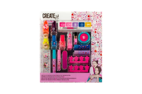 Create it! Beauty Make-Up Box Neon/Brokat Create It!