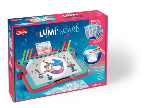Creativ, Podświetlana Tablica Lumi Board Podwodny Świat Maped
