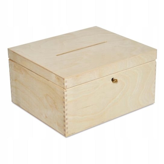 Creative Deco drewniane pudełko na koperty na klucz, 29 x 25 x 15 cm Creative Deco