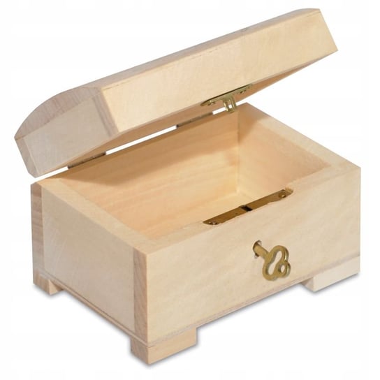 Creative Deco drewniane pudełko szkatułka na klucz, 10,6 x 7,5 x 7,5 cm Creative Deco