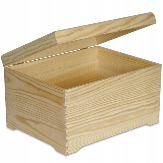 Creative Deco drewniany kufer skrzynia pudełko, 40 x 30,5 x 24 cm Creative Deco