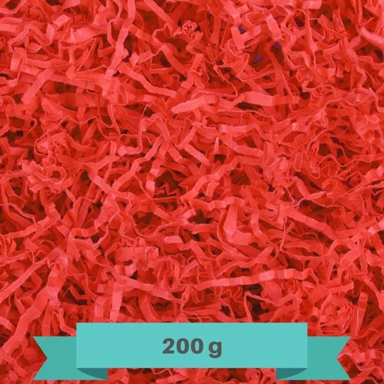 Creative Deco papier cięty pakowy, wypełniacz papierowy, 200g, czerwony Creative Deco
