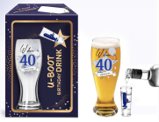 Creative Factory, Zestaw szklanka do piwa, Kieliszek do wódki, W dniu 40 urodzin, 2 sztuki Creative Factory