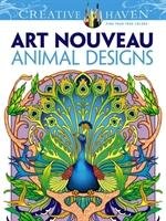 Creative Haven Art Nouveau Animal Designs Coloring Book Noble Marty