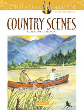 Creative Haven Country Scenes Coloring Book Barlowe Dot