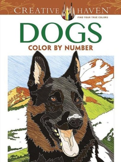 Creative Haven Dogs Color by Number Coloring Book Pereira Diego