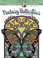 Creative Haven Fantasy Butterflies Coloring Book Noble Marty