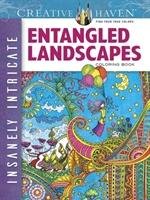 Creative Haven Insanely Intricate Entangled Landscapes Coloring Book Porter Angela
