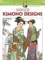 Creative Haven Japanese Kimono Designs Coloring Book Sun Ming-Ju