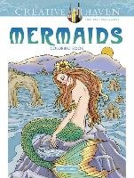 Creative Haven Mermaids Coloring Book Lanza Barbara