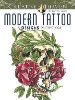 Creative Haven Modern Tattoo Designs Coloring Book Siuda Erik
