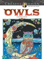 Creative Haven Owls Coloring Book Sarnat Marjorie