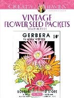 Creative Haven Vintage Flower Seed Packets. Coloring Book Noble Marty