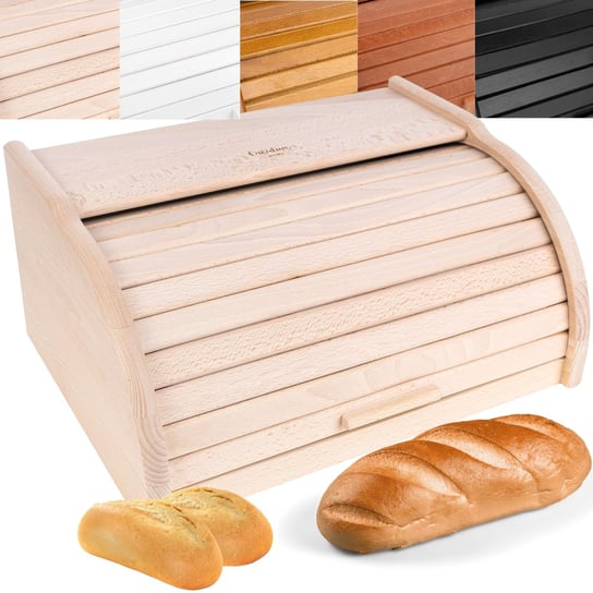 Creative Home drewniany chlebak, pojemnik na chleb Creative Home