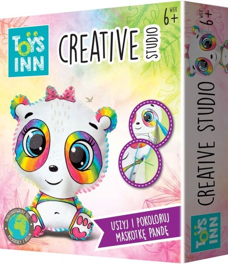 Creative studio panda zestaw do szycia i kolorowania Stnux