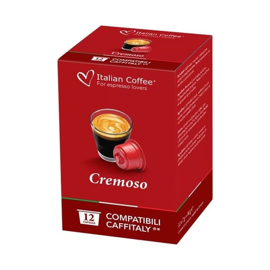 Cremoso Italian Coffee Kapsułki Do Tchibo Cafissimo - 12 Kapsułek Italian Coffee