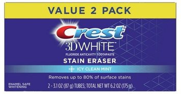 Crest, Pasta Do Zębów, 3d White Stain Eraser Dwupak, 2x87g Crest