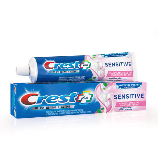 Crest, Premium Sensitive, Delikatna pasta do zębów, 198g Crest