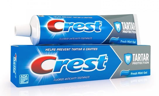 Crest, Tartar Protection Mint, Żelowa pasta do zębów przeciw próchnicy, 161g Crest