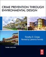 Crime Prevention Through Environmental Design Fennelly Lawrence, Crowe Timothy D.