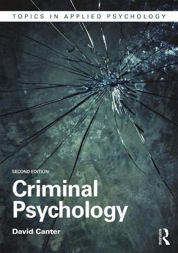 Criminal Psychology David Canter