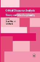 Critical Discourse Analysis Palgrave Macmillan Uk