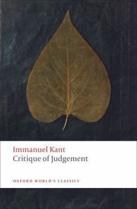 Critique of Judgement Kant Immanuel