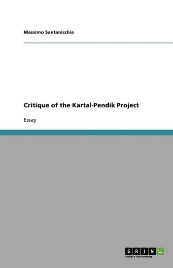 Critique of the Kartal-Pendik Project Santanicchia Massimo
