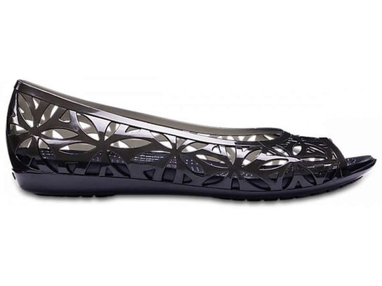 Crocs, Baleriny damskie, Isabella Jelly II Flat, czarny, rozmiar 36 1/2 Crocs