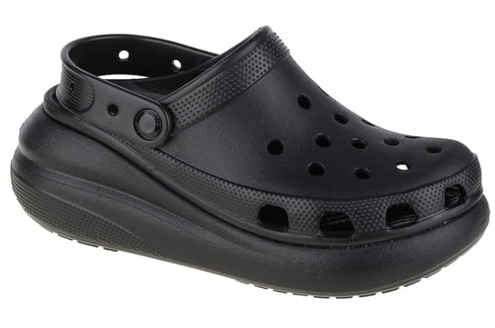 Crocs Classic Crush Clog 207521-001, Damskie, Klapki, Czarne Crocs