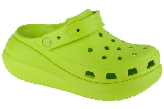 Crocs Classic Crush Clog 207521-3UH, Damskie, klapki, Zielony Crocs