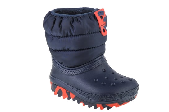 Crocs Classic Neo Puff Boot Toddler 207683-410, Dla Chłopca, Śniegowce, Granatowy Crocs
