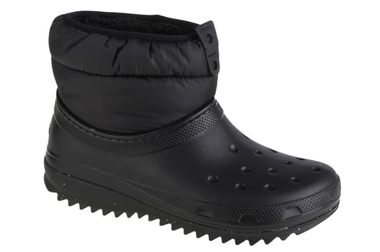 Crocs Classic Neo Puff Shorty Boot 207311-001, Damskie, śniegowce, Czarne Crocs