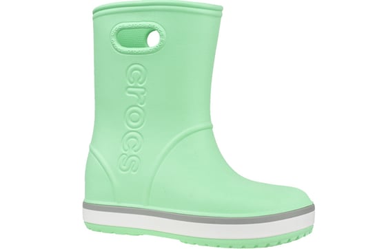 Crocs Crocband Rain Boot Kids 205827-3TO, dla dzieci, kalosze, Miętowy Crocs