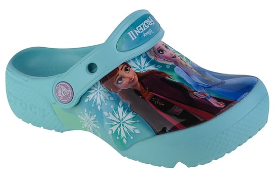 Crocs FL Disney Frozen II T Clog
 206804-4O9, dla dziewczynki, klapki, Niebieski Crocs