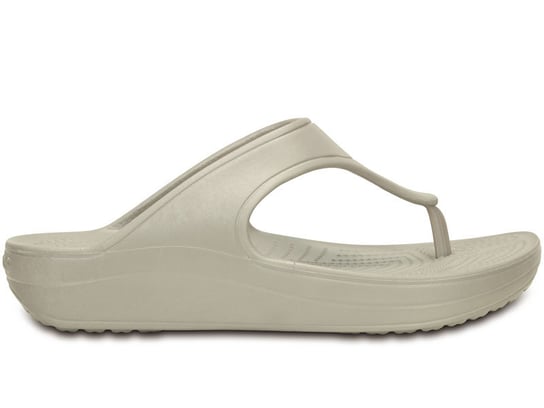 Crocs, Japonki damskie, Platform Flip W Platinum Standard, beżowy, rozmiar 38 1/2 Crocs