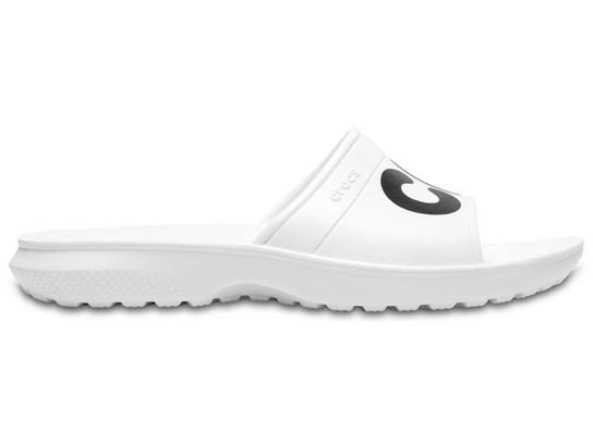 Crocs, Klapki, Classic Graphic Slide, biały, rozmiar 42 1/2 Crocs