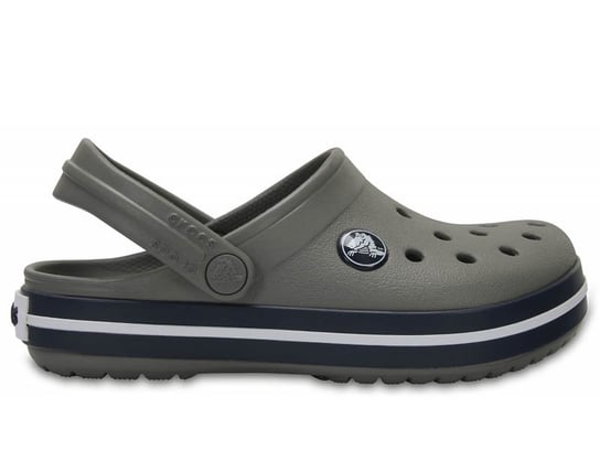 Crocs, Klapki dziecięce, Crocband Clog K Smoke, szary, rozmiar 24 1/2 Crocs