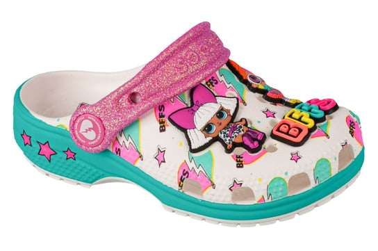 Crocs LOL Surprise BFF Kids Classic Clog 209472-100, dla dziewczynki, klapki, Biały Crocs