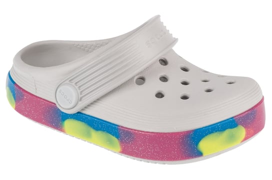 Crocs Off Court Glitter Band Clog T 209717-1FS, dla dzieci, klapki, Biały Crocs