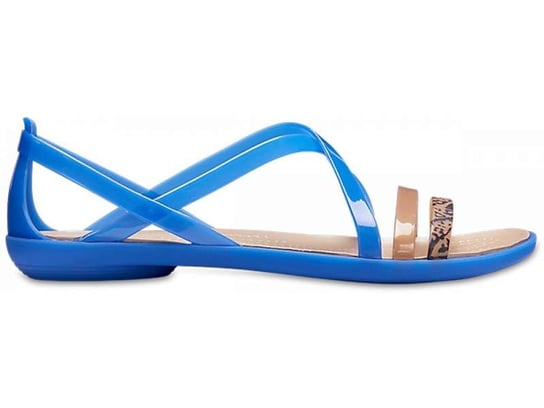 Crocs, Sandały damskie, Isabella Grph Strappy Sandal, niebieski, rozmiar 36 1/2 Crocs