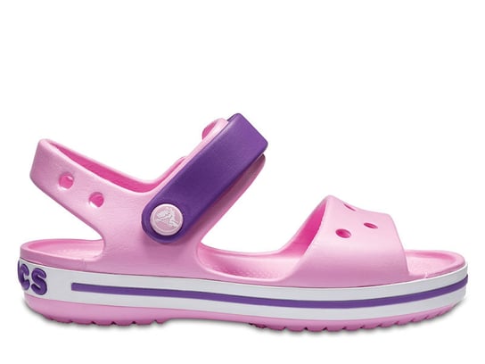 Crocs, Sandały dziecięce, Crocband Carnation/Amethyst, różowy, rozmiar 34/35 Crocs