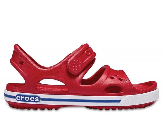 Crocs, Sandały dziecięce, Crocband II Pepper/Blue Jean, czerwony, rozmiar 29 1/2 Crocs