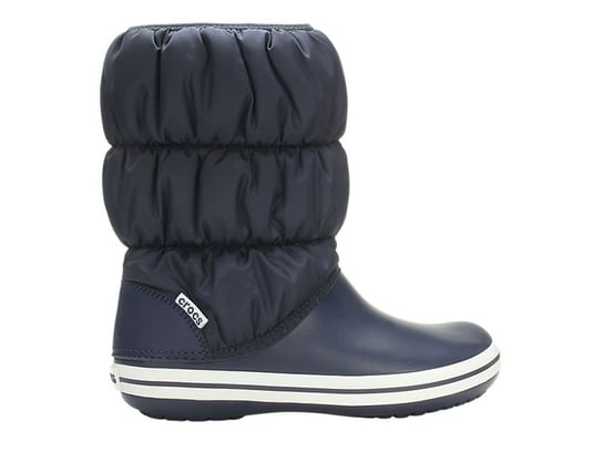 Crocs, Śniegowce dziewczęce, Winter Puff Boot granatowe, rozmiar 37 1/2 Crocs